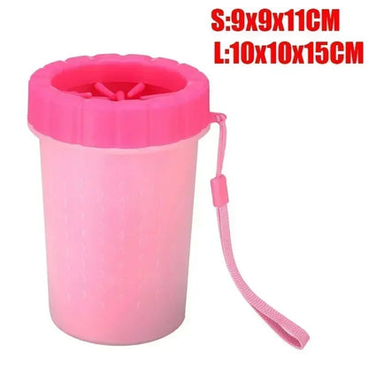 Dog Paw Washer Cup – Soft Silicone Cleaner for Dogs & Cats