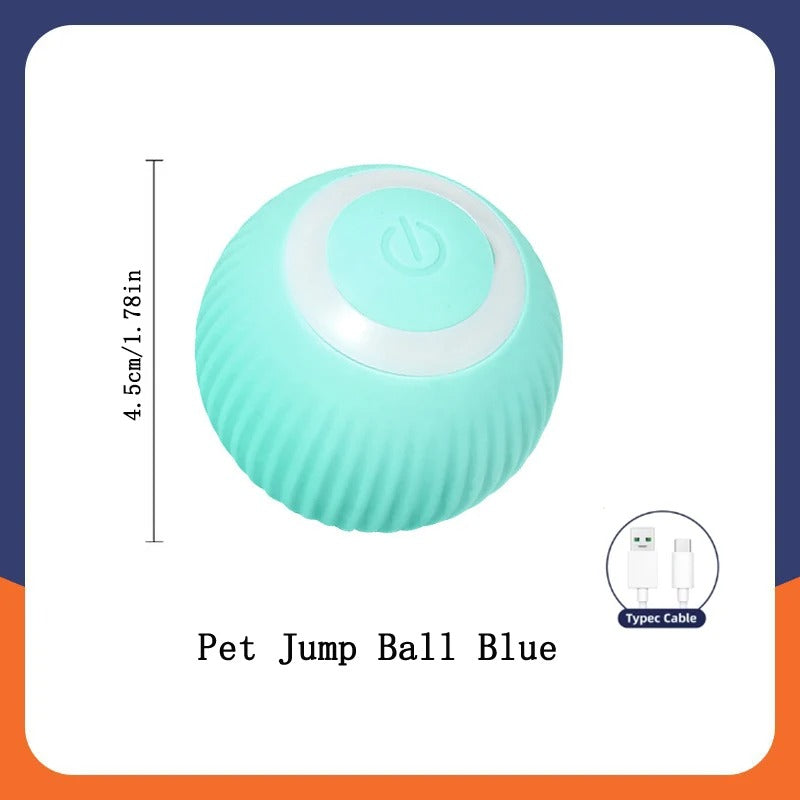 Smart Interactive Dog & Cat Ball – USB Rechargeable, Automatic Bouncing Toy for Pets