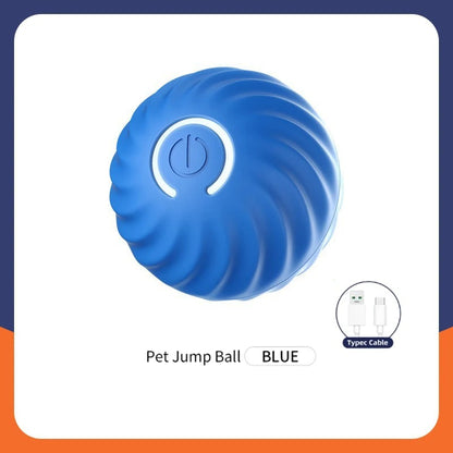 Smart Interactive Dog & Cat Ball – USB Rechargeable, Automatic Bouncing Toy for Pets