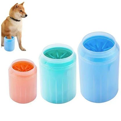 Dog Paw Washer Cup – Soft Silicone Cleaner for Dogs & Cats