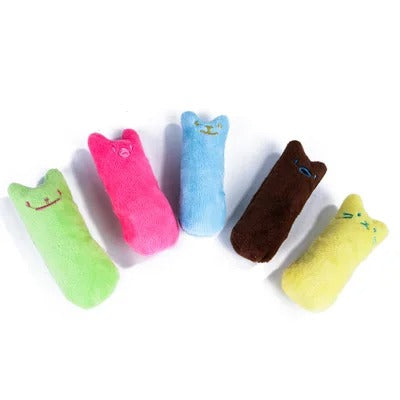 Catnip Chew Plush Toy – Interactive Teeth Grinding & Bite Relief