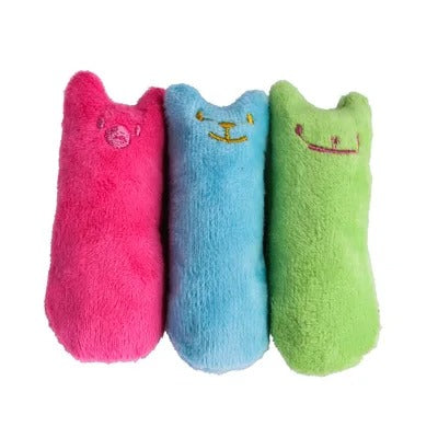 Catnip Chew Plush Toy – Interactive Teeth Grinding & Bite Relief