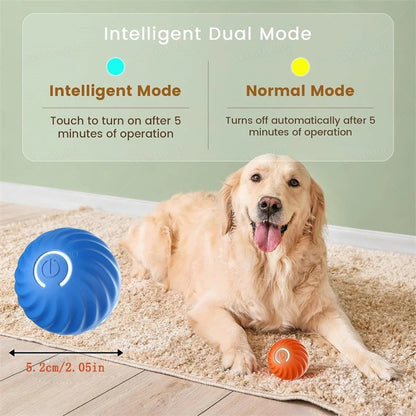 Smart Interactive Dog & Cat Ball – USB Rechargeable, Automatic Bouncing Toy for Pets