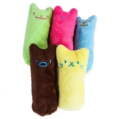 Catnip Chew Plush Toy – Interactive Teeth Grinding & Bite Relief