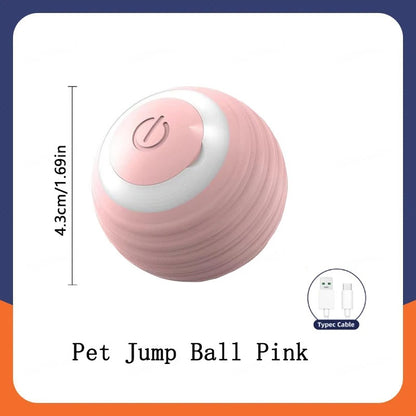 Smart Interactive Dog & Cat Ball – USB Rechargeable, Automatic Bouncing Toy for Pets